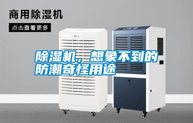 除濕機，想象不到的防潮奇怪用途