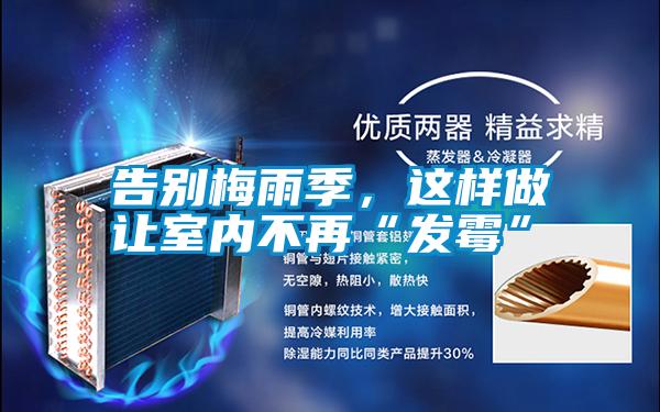 告別梅雨季，這樣做讓室內不再“發霉”