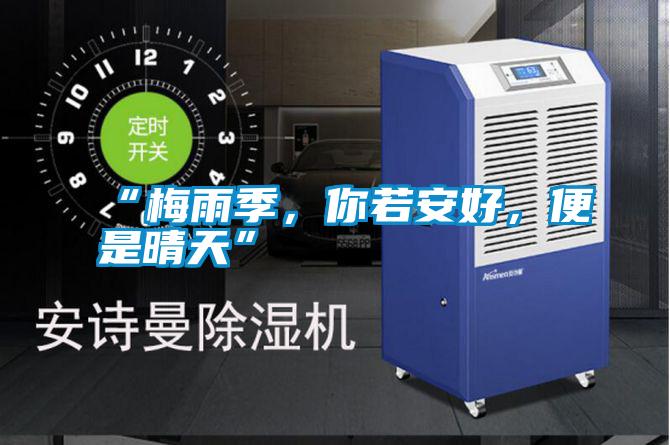 “梅雨季，你若安好，便是晴天”