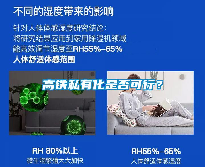 高鐵私有化是否可行？