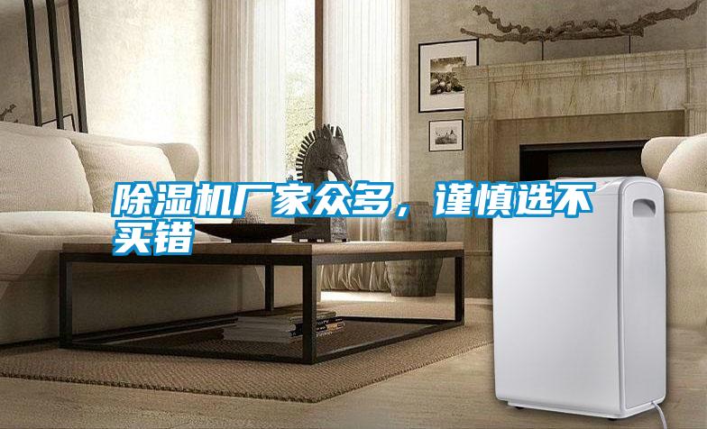 除濕機廠家眾多，謹慎選不買錯