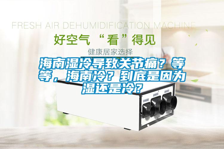 海南濕冷導致關節痛？等等，海南冷？到底是因為濕還是冷？