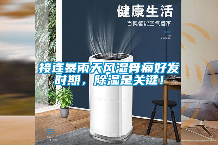 接連暴雨天風濕骨痛好發時期，除濕是關鍵！