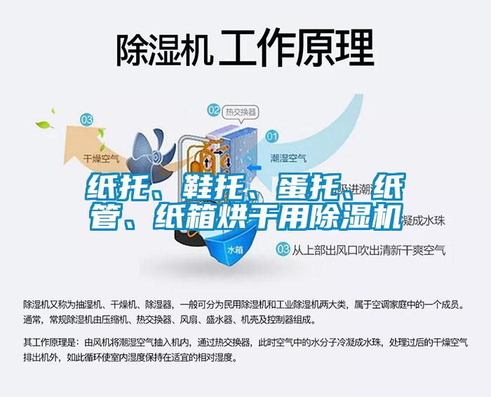 紙托、鞋托、蛋托、紙管、紙箱烘干用除濕機