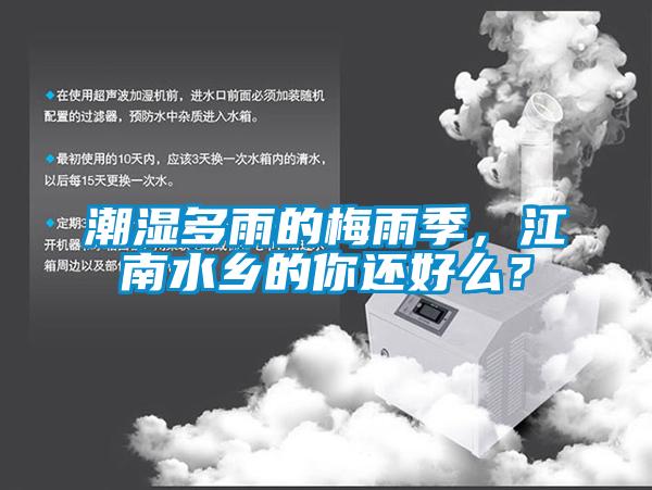 潮濕多雨的梅雨季，江南水鄉的你還好么？