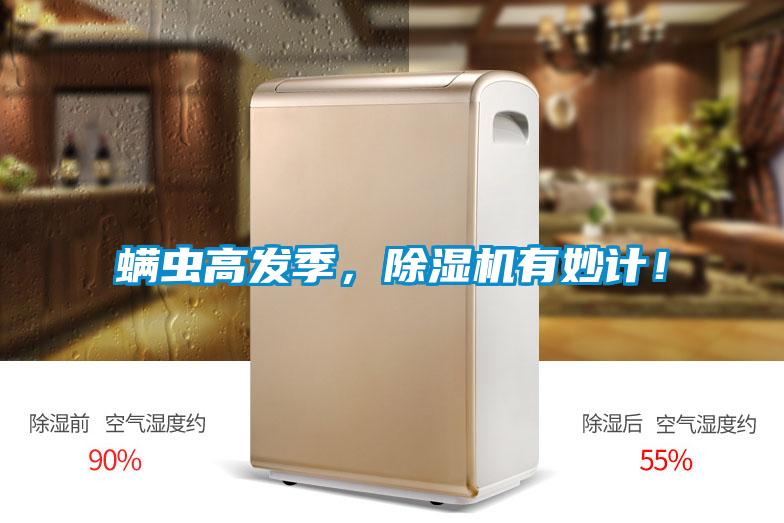 螨蟲高發季，除濕機有妙計！