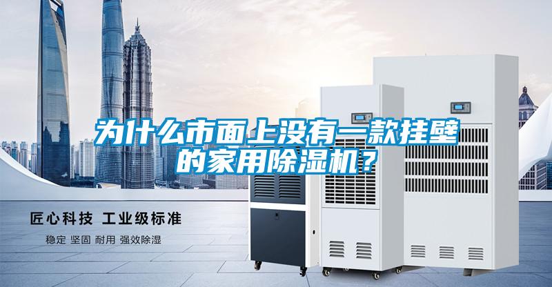 為什么市面上沒有一款掛壁的家用除濕機？