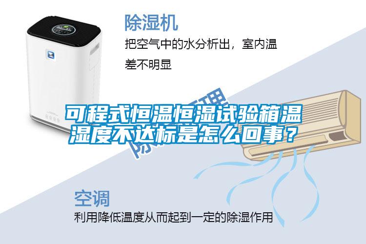 可程式恒溫恒濕試驗箱溫濕度不達標是怎么回事？
