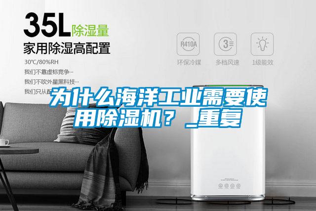 為什么海洋工業需要使用除濕機？_重復