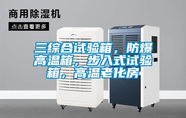 三綜合試驗箱，防爆高溫箱，步入式試驗箱，高溫老化房