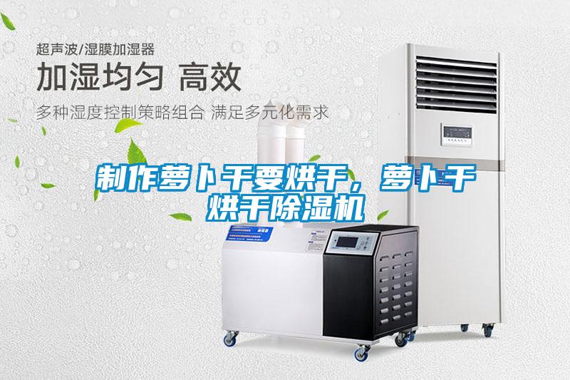 制作蘿卜干要烘干，蘿卜干烘干除濕機