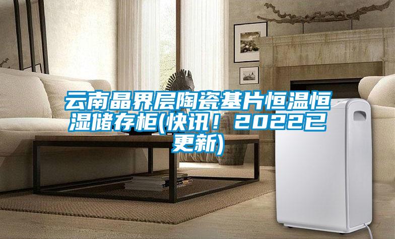 云南晶界層陶瓷基片恒溫恒濕儲存柜(快訊！2022已更新)