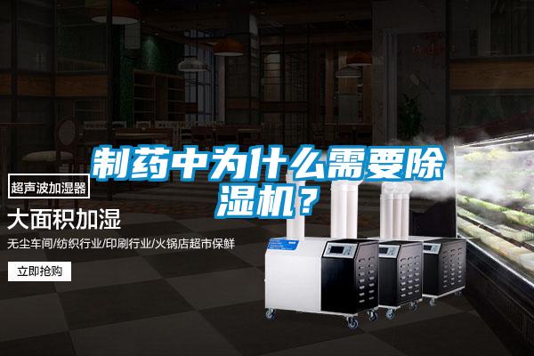 制藥中為什么需要除濕機？