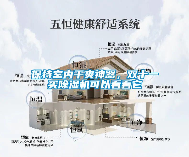 保持室內干爽神器，雙十一買除濕機可以看看它