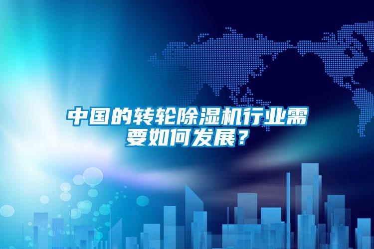 中國的轉輪除濕機行業需要如何發展？