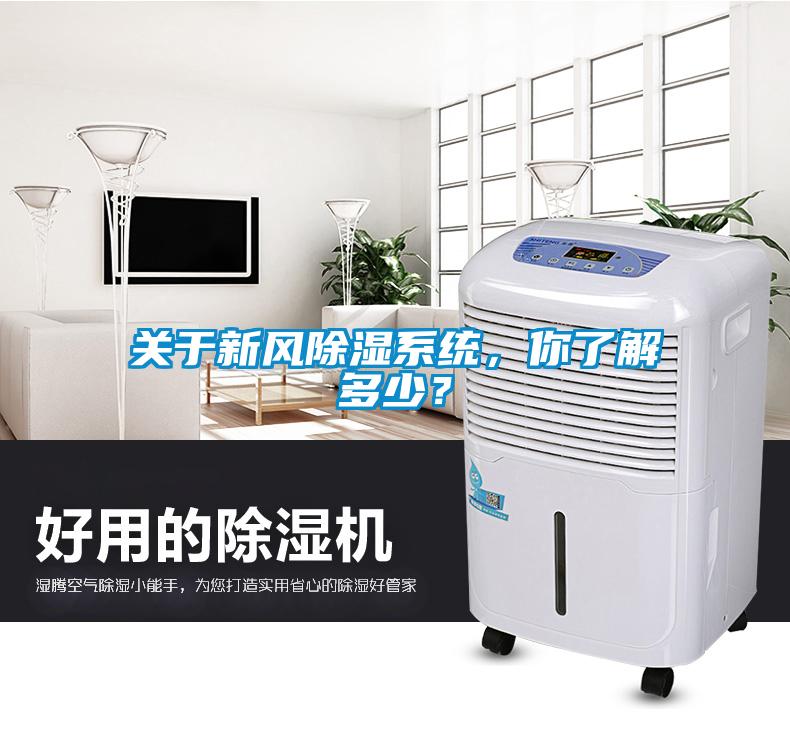 關于新風除濕系統，你了解多少？