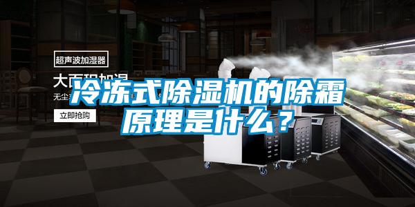 冷凍式除濕機的除霜原理是什么？