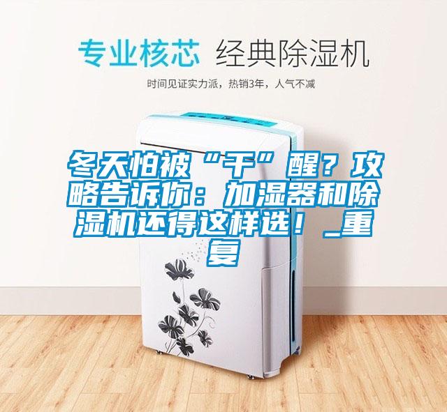 冬天怕被“干”醒？攻略告訴你：加濕器和除濕機還得這樣選！_重復