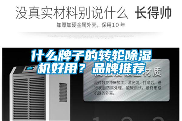 什么牌子的轉輪除濕機好用？品牌推薦