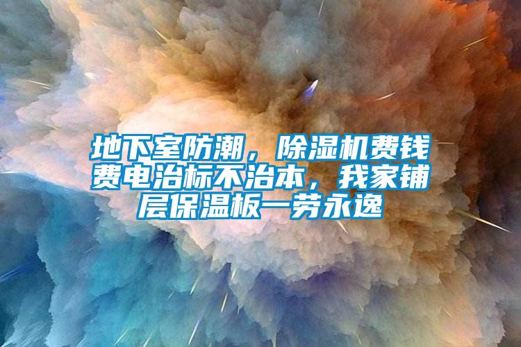 地下室防潮，除濕機費錢費電治標不治本，我家鋪層保溫板一勞永逸