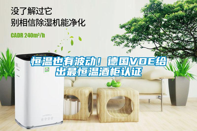 恒溫也有波動！德國VDE給出最恒溫酒柜認證