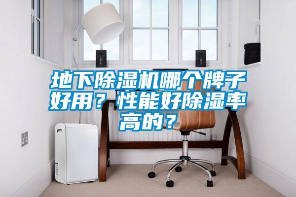 地下除濕機哪個牌子好用？性能好除濕率高的？