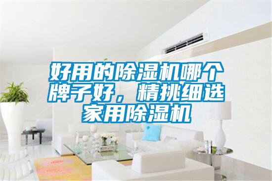 好用的除濕機哪個牌子好，精挑細選家用除濕機