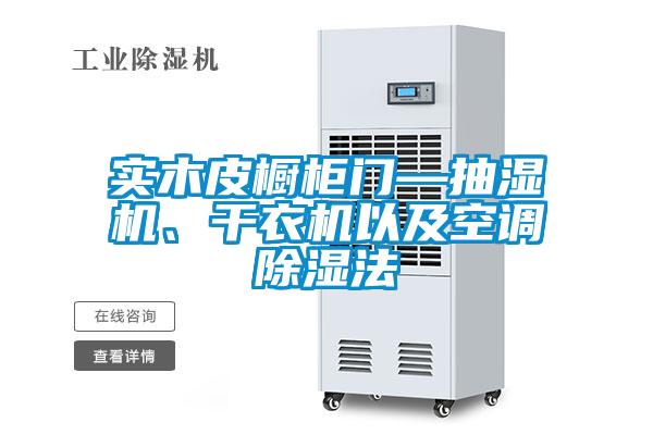 實木皮櫥柜門—抽濕機、干衣機以及空調除濕法