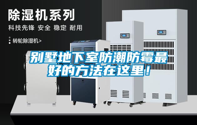 別墅地下室防潮防霉最好的方法在這里！