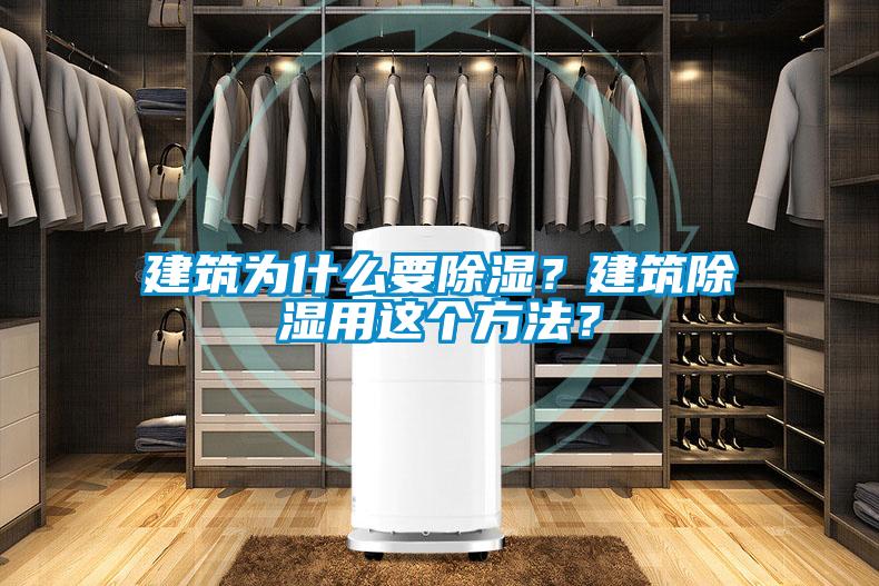 建筑為什么要除濕？建筑除濕用這個方法？