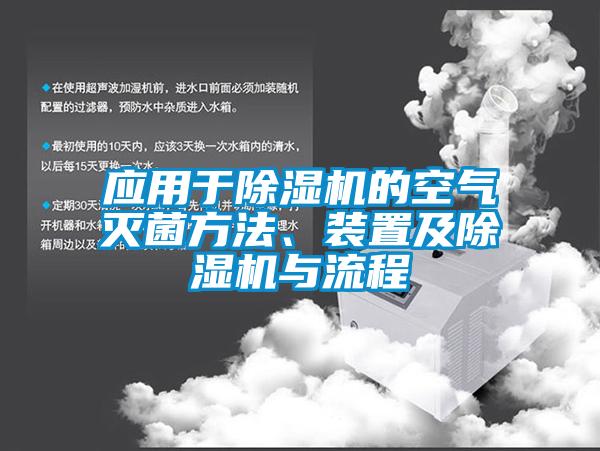 應用于除濕機的空氣滅菌方法、裝置及除濕機與流程
