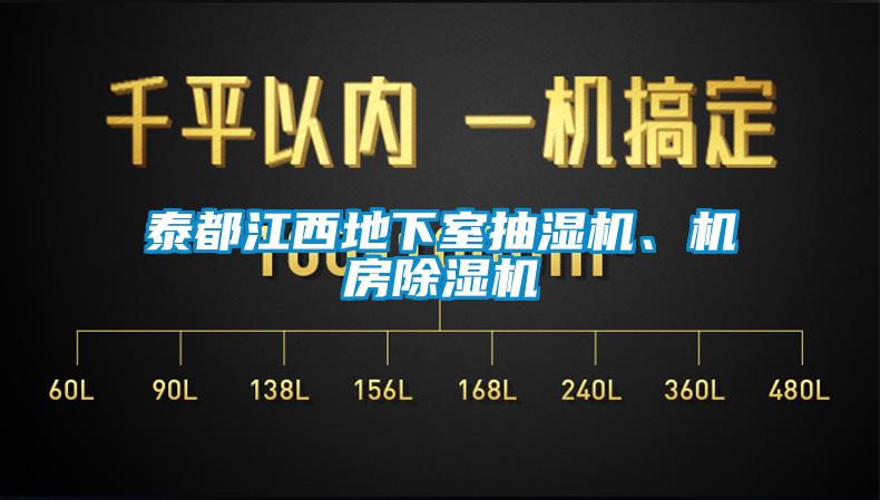 泰都江西地下室抽濕機、機房除濕機