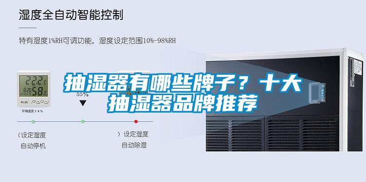 抽濕器有哪些牌子？十大抽濕器品牌推薦