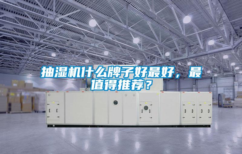抽濕機什么牌子好最好，最值得推薦？