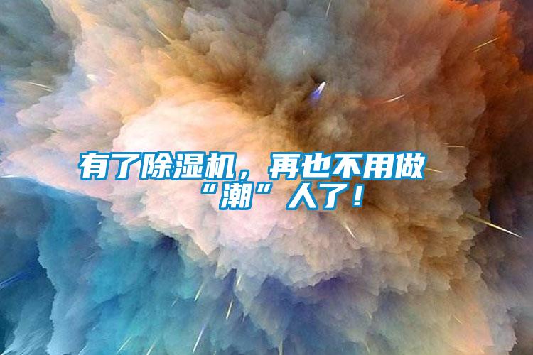 有了除濕機，再也不用做“潮”人了！