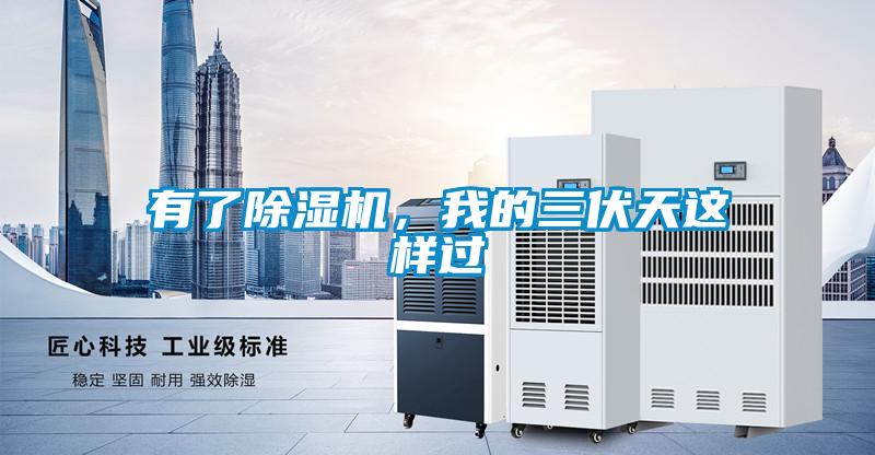 有了除濕機，我的三伏天這樣過