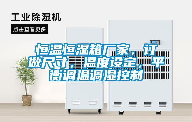 恒溫恒濕箱廠家，訂做尺寸，溫度設定，平衡調溫調濕控制