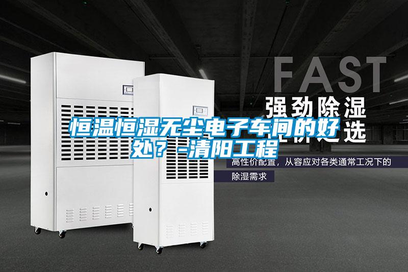 恒溫恒濕無塵電子車間的好處？-清陽工程
