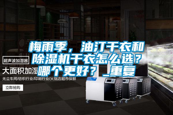 梅雨季，油汀干衣和除濕機干衣怎么選？哪個更好？_重復