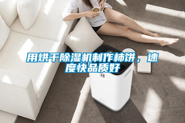 用烘干除濕機制作柿餅，速度快品質好