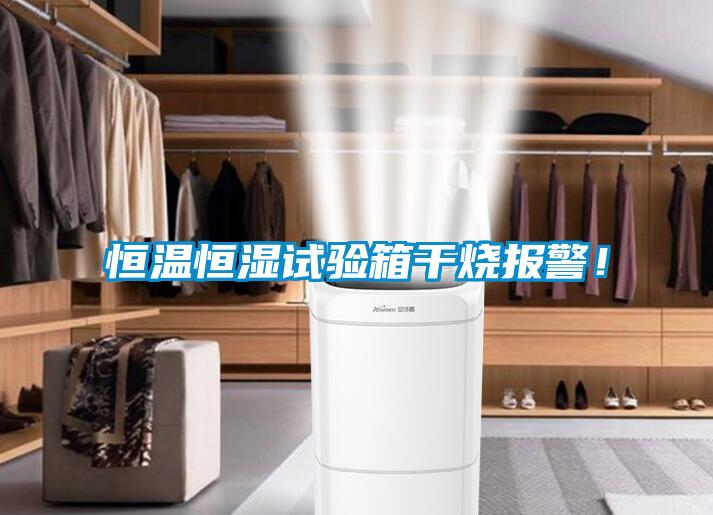 恒溫恒濕試驗箱干燒報警！