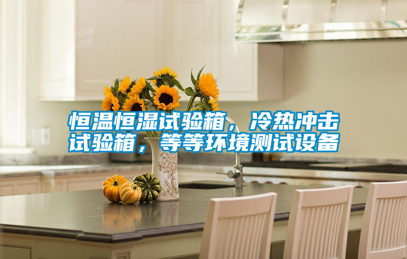 恒溫恒濕試驗箱，冷熱沖擊試驗箱，等等環境測試設備