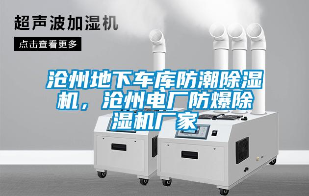 滄州地下車庫防潮除濕機，滄州電廠防爆除濕機廠家