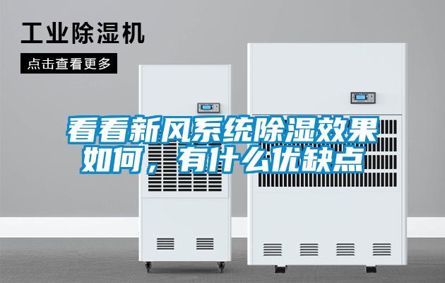 看看新風系統除濕效果如何，有什么優缺點