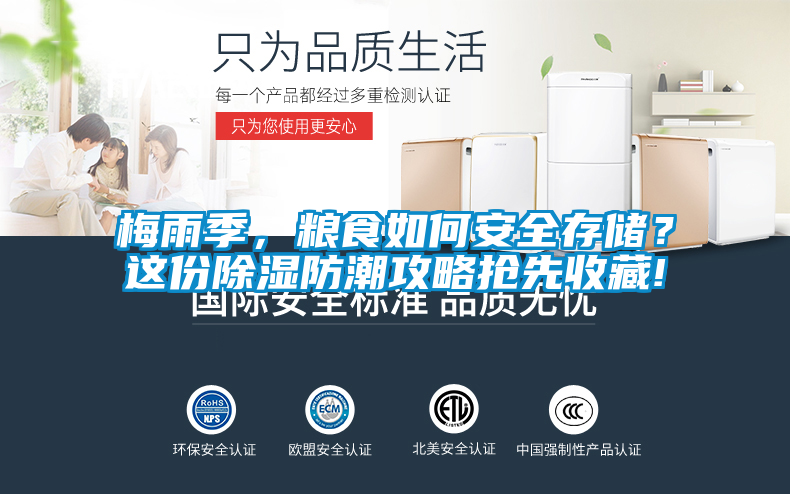 梅雨季，糧食如何安全存儲？這份除濕防潮攻略搶先收藏!