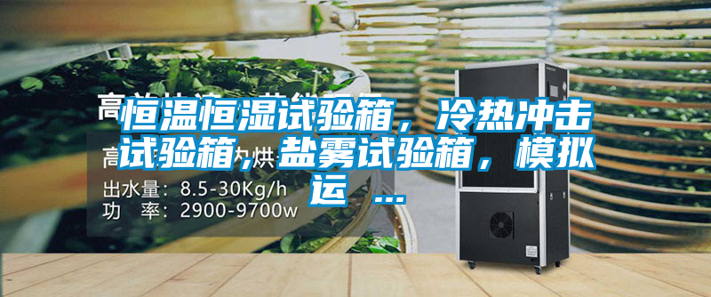 恒溫恒濕試驗箱，冷熱沖擊試驗箱，鹽霧試驗箱，模擬運 ...