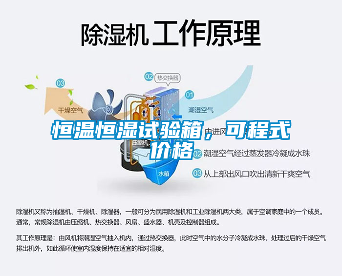 恒溫恒濕試驗箱，可程式價格