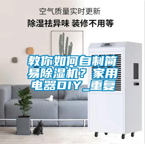 教你如何自制簡易除濕機？家用電器DIY_重復
