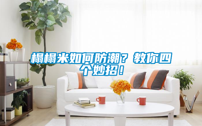 榻榻米如何防潮？教你四個妙招！
