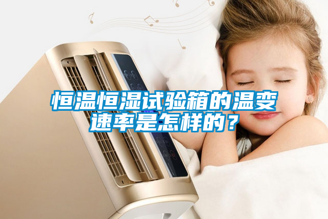 恒溫恒濕試驗箱的溫變速率是怎樣的？